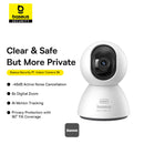 Kamera Baseus Security P1 Wi-Fi 3K për Shtëpi, Zbulim AI 360°, Ngjyrë e Bardhë
