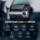 Kamerë Makinë 70mai A800S 4K, Para dhe Prapa me GPS