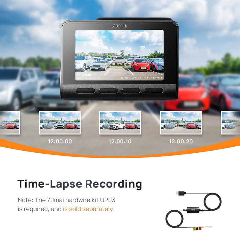 Kamera 70mai Dashcam 4K A810 - E Zezë