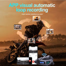 Dashcam Kufje Motorri 1080P HD me Kënd të Gjerë, FM & Bluetooth
