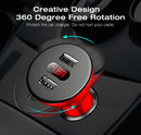 Karikues Makine Baseus me Rrotullim 360° dhe Dy Porta USB