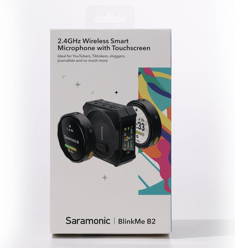 Mikrofon Wireless Magnetik Saramonic BlinkMe B2 me Ekran Prekje