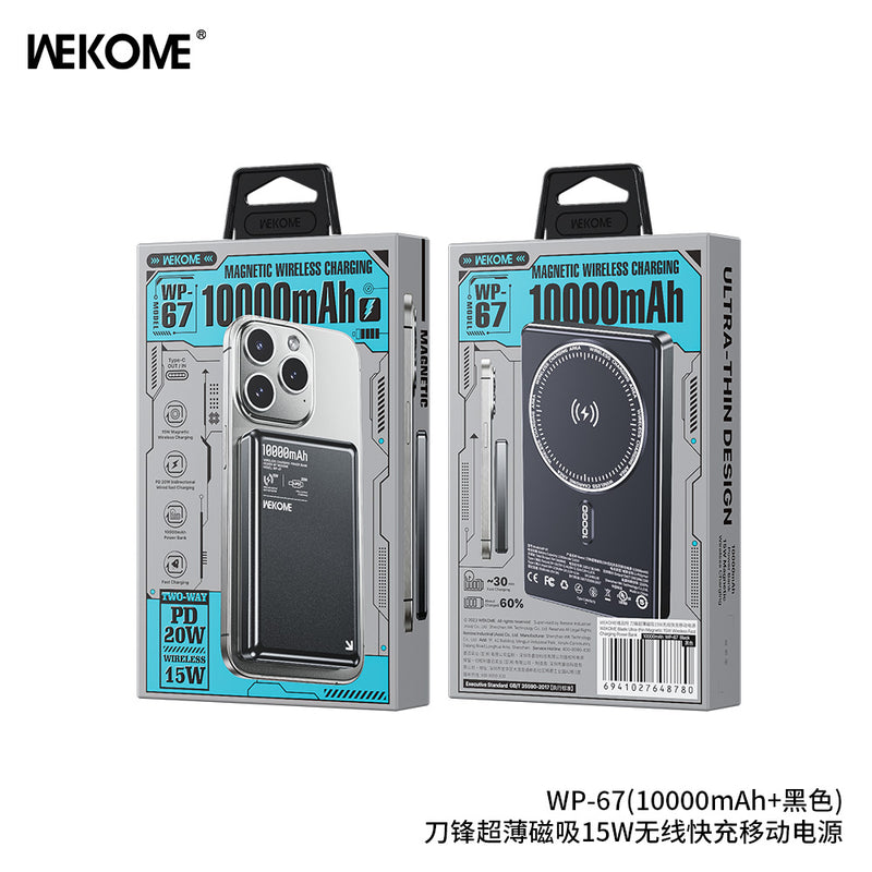 Powerbank Wekome WP-67 10.000 mAh Slim